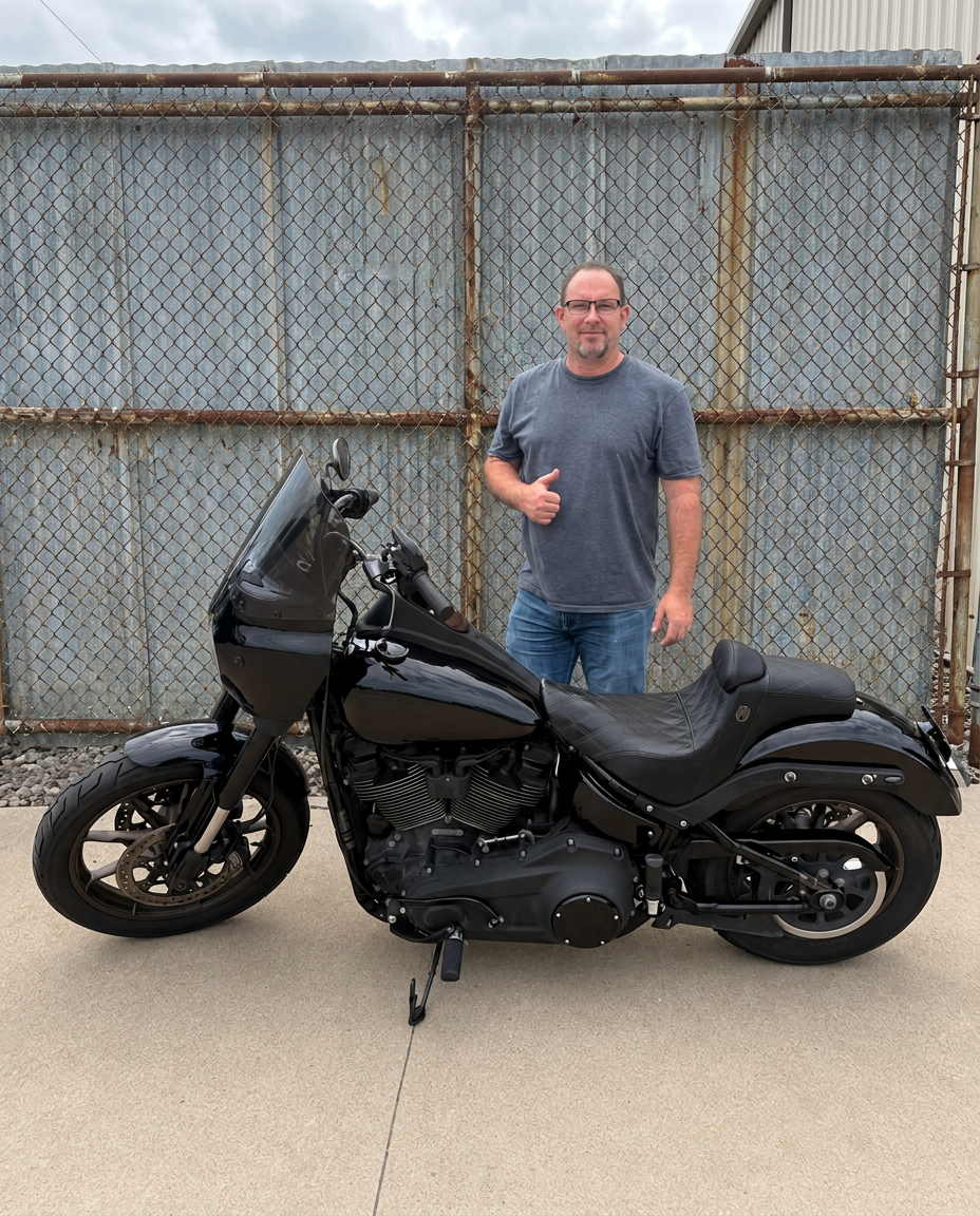 Customer testimonial photo